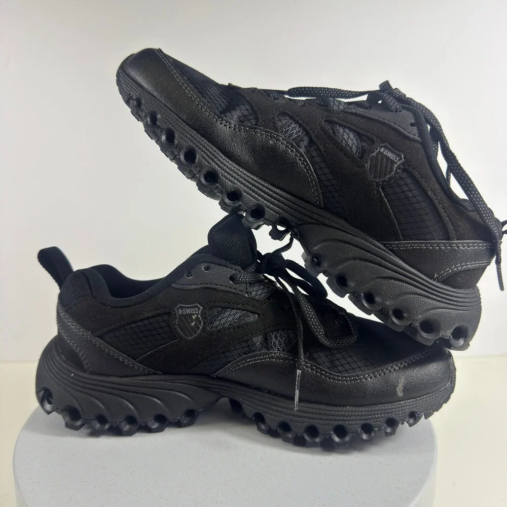 K-Swiss Tubes Comfort 200 Womens Black Athletic Training Shoes Sneakers 4.5